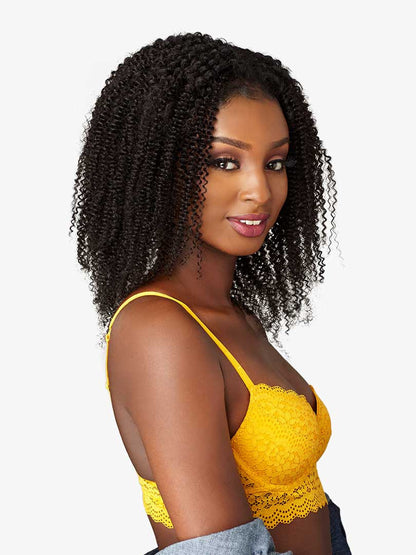 SENSATIONNEL Curls& Kinks 3C Clique Textured Curly Clip-Ins (14"/18")