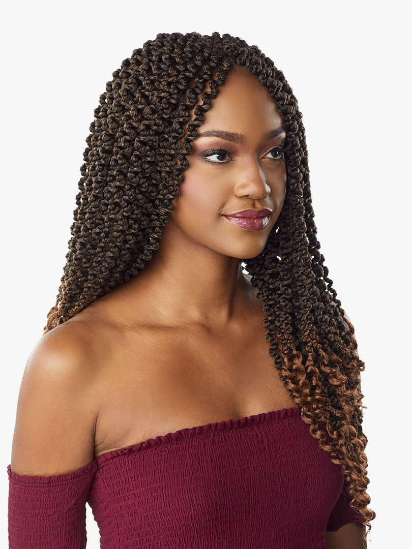 SENSATIONNEL Synthetic Crochet Braids Lulutress 3X - 3D PASSION TWIST 18"