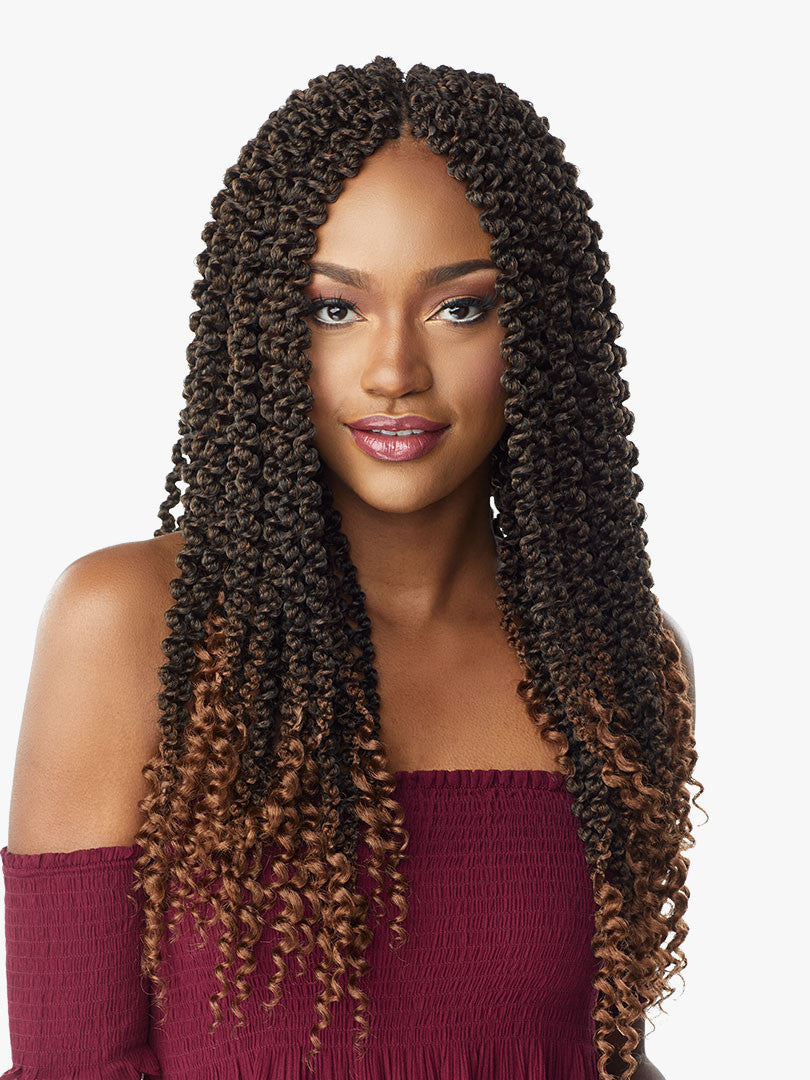 SENSATIONNEL Synthetic Crochet Braids Lulutress 3X - 3D PASSION TWIST 18"