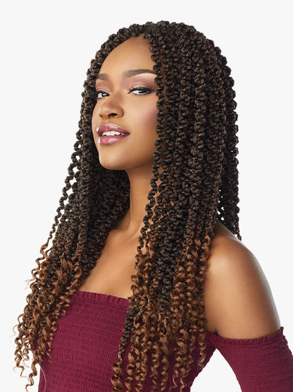 SENSATIONNEL Synthetic Crochet Braids Lulutress 3X - 3D PASSION TWIST 18"