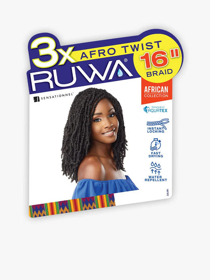 SENSATIONNEL 3X Ruwa Afro Twist 16"