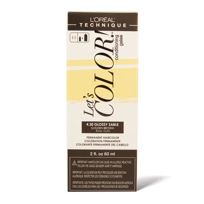 L'OREAL Let's COLOR! Conditioning Gelee Permanent Haircolor