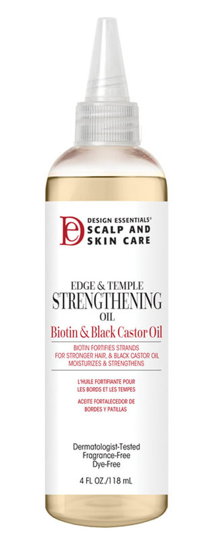 Design Essentials Scalp & Skin Care Edge & Temple Strengthening Oil (4 oz)