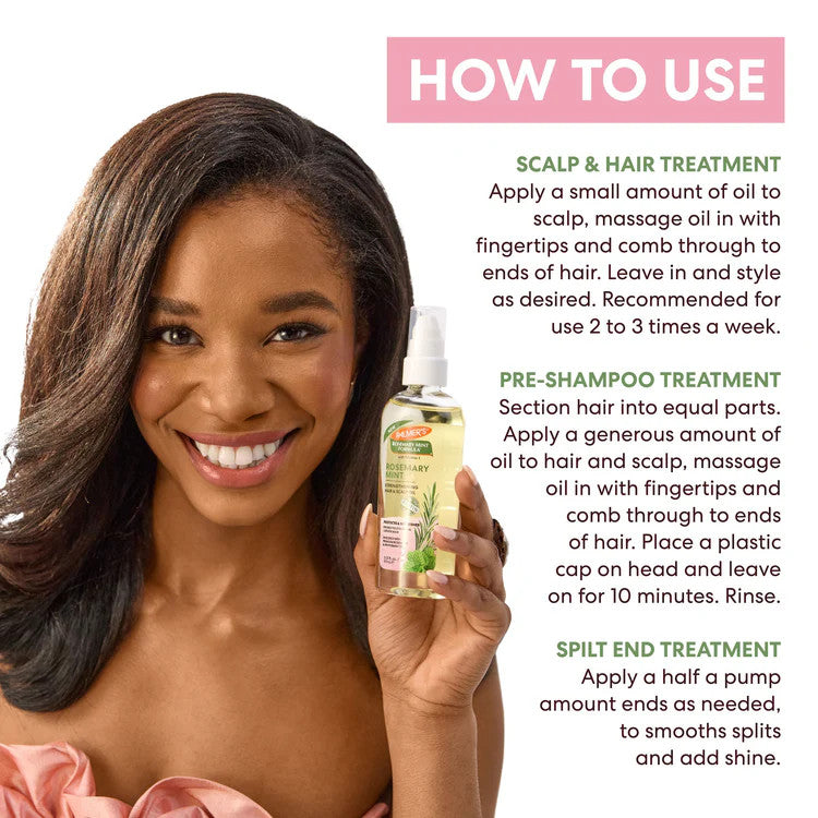 Palmers Rosemary Mint Strengthening Hair & Scalp Oil (3.3oz)