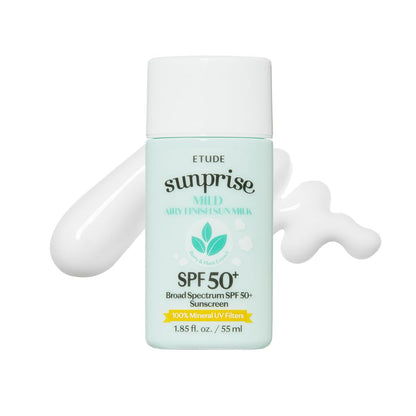 [Etude House]Sunprise Sunscreen Mild Sun Milk SPF 50+ / PA++++ (1.85oz)