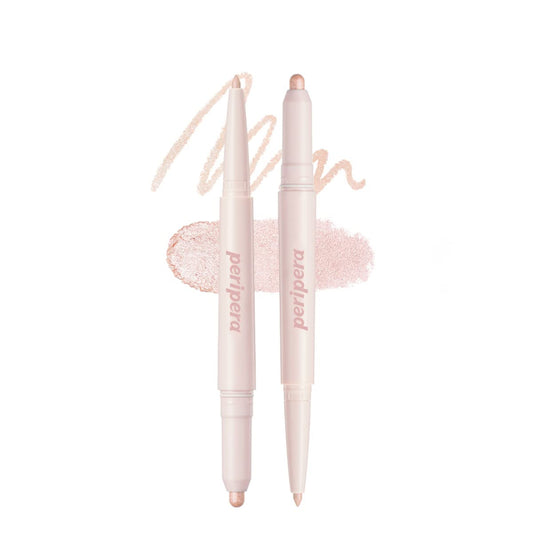 [PERIPERA] Sugar Twinkle Duo Eye Stick (01 DEWY NUDE)
