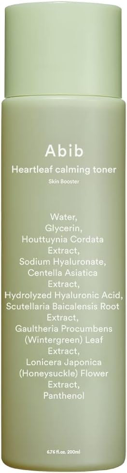 [Abib] Heartleaf Calming Toner Skin Booster (6.76 oz)