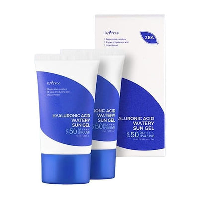 [ISNTREE] Hyaluronic Acid Watery Sun Gel, SPF 50+ PA++++ (2 packs)