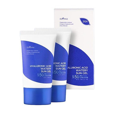 [ISNTREE] Hyaluronic Acid Watery Sun Gel, SPF 50+ PA++++ (2 packs)