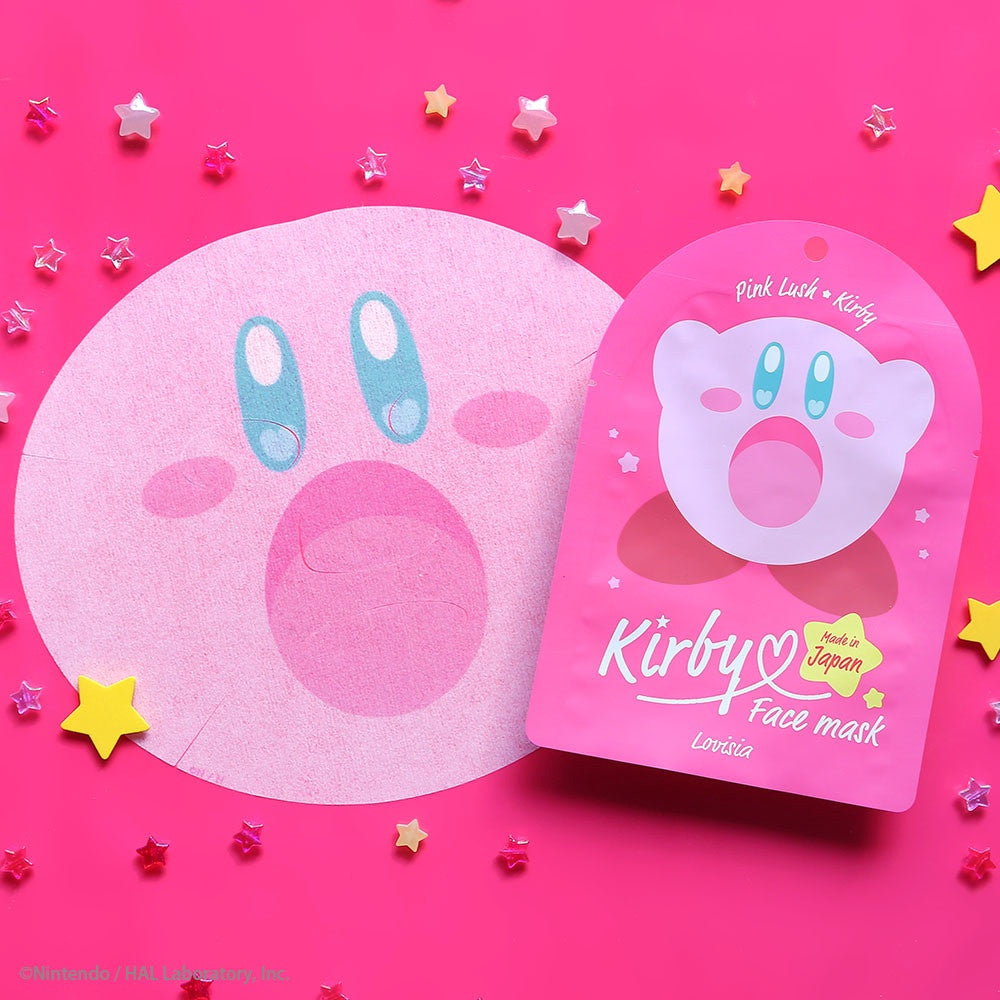 KIRBY Face Mask Pink Lush (1Sheet)