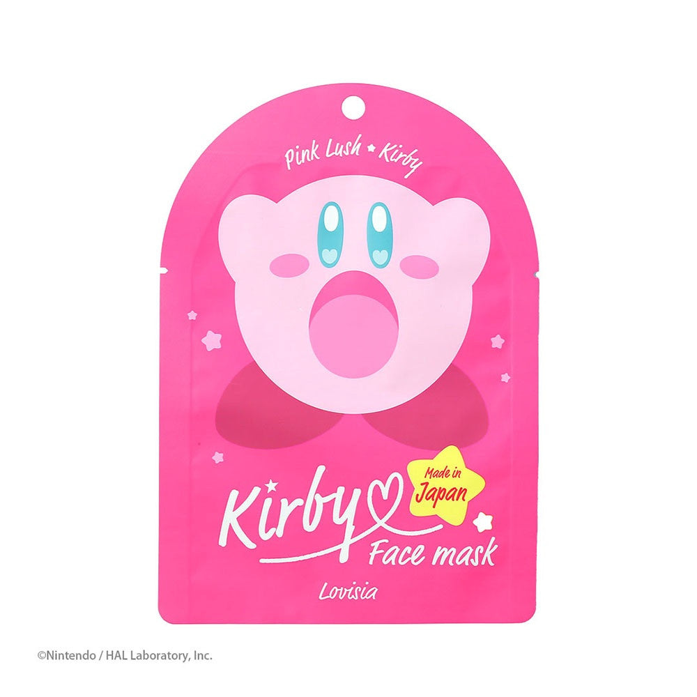 KIRBY Face Mask Pink Lush (1Sheet)