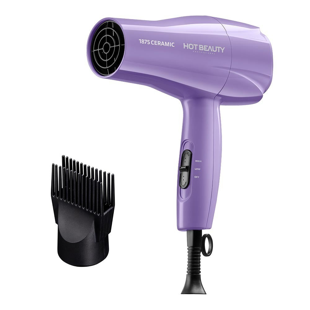 Hot Beauty Professional 1875 Ceramic Styling Dryer (Purple)