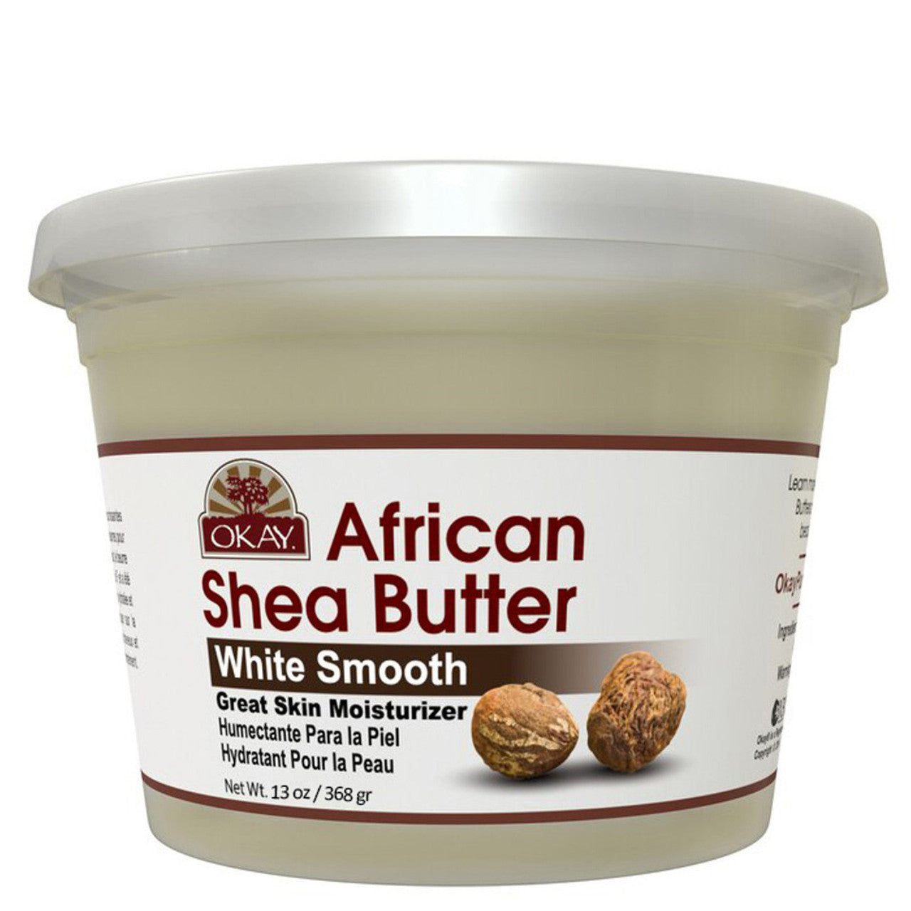 OKAY Shea Butter Jar White