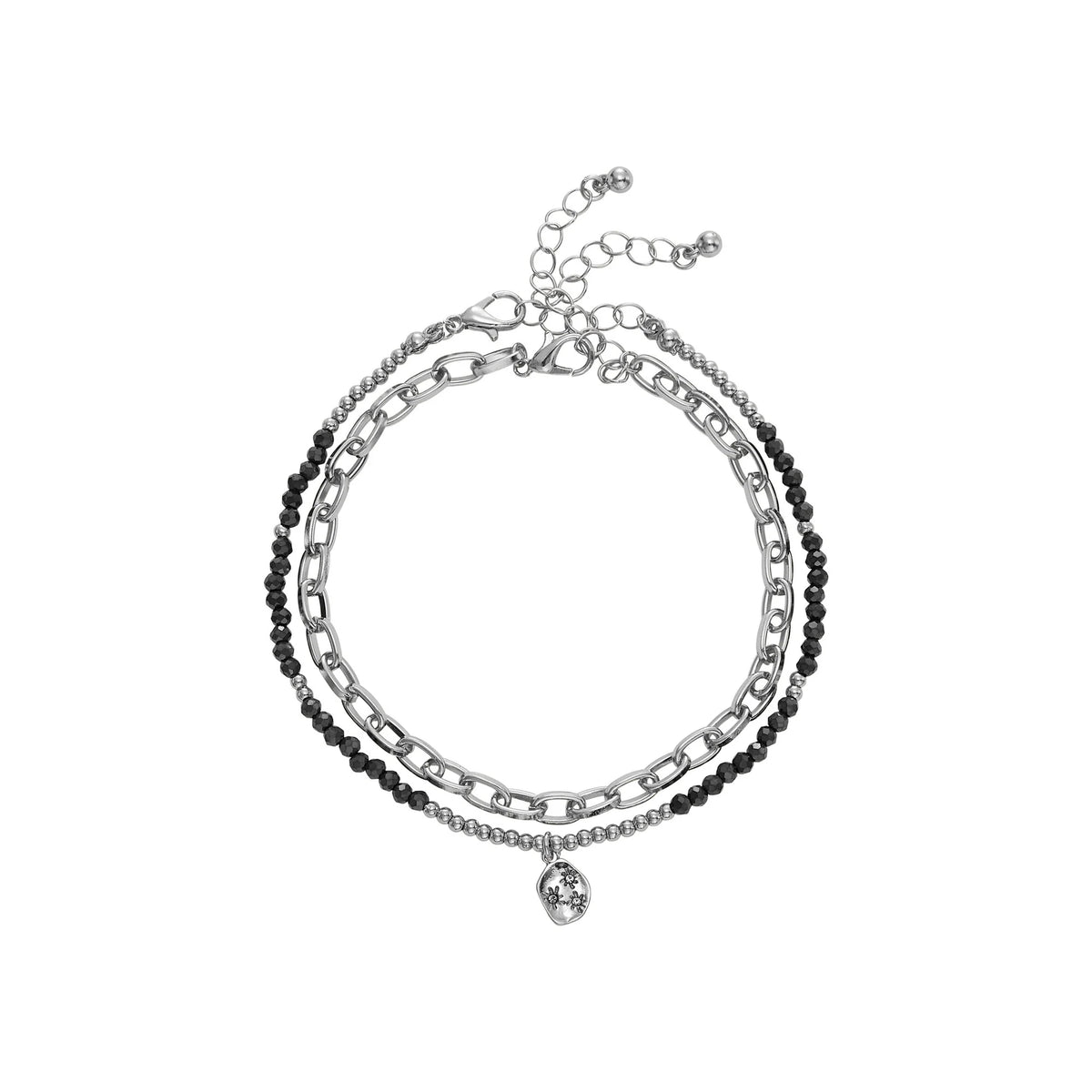 ARRIA 14K Gold Plated & White Gold Fashion Anklet