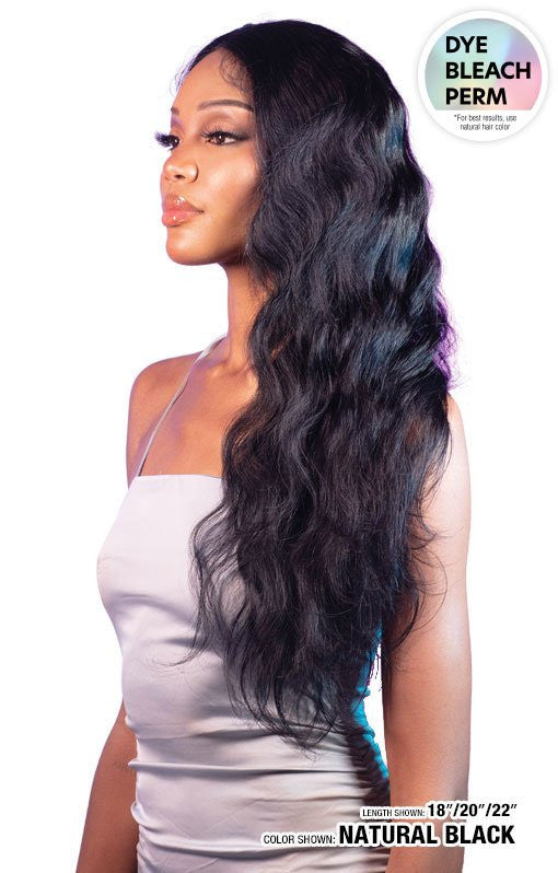 SHAKE N GO Glossy 100% Virgin Remy Hair 2x6 HD Lace Closure - Body Wave (12"-16")