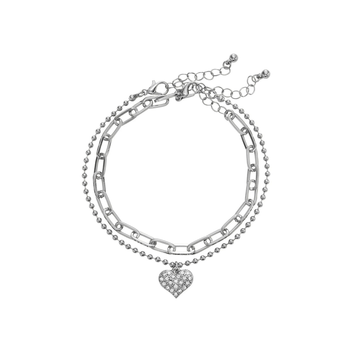 ARRIA 14K Gold Plated & White Gold Fashion Anklet