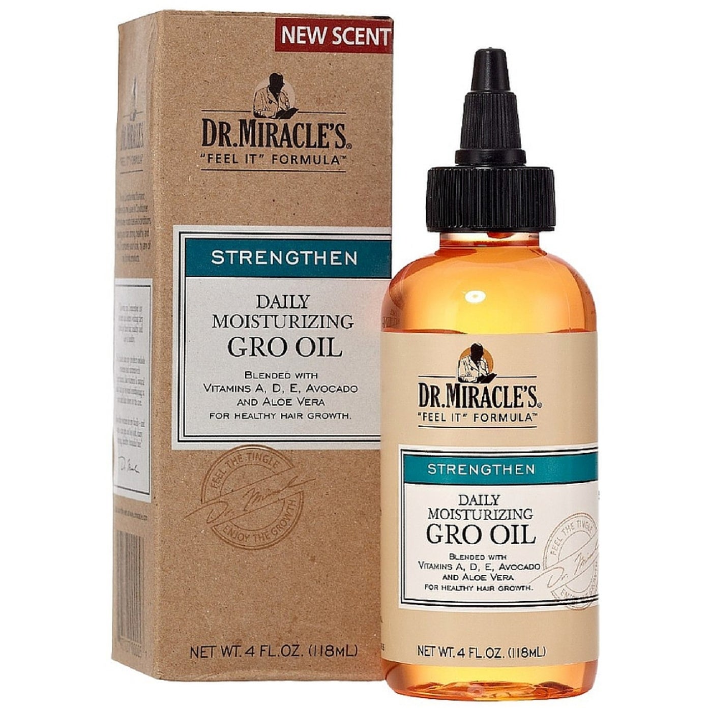 Dr. Miracle's Daily Moisturizing Gro Oil 4 oz