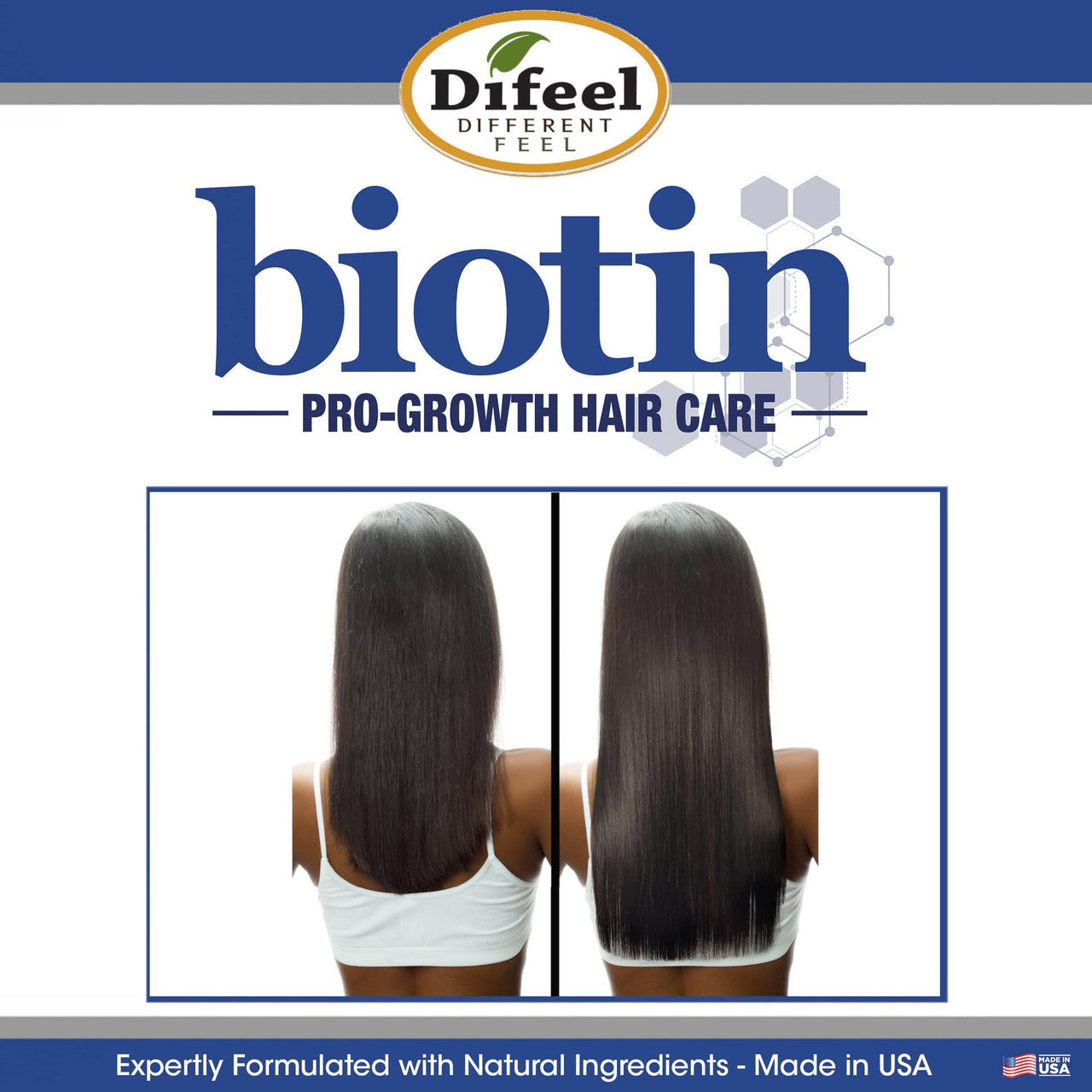 Difeel Biotin Pro-Growth Shampoo (12oz)