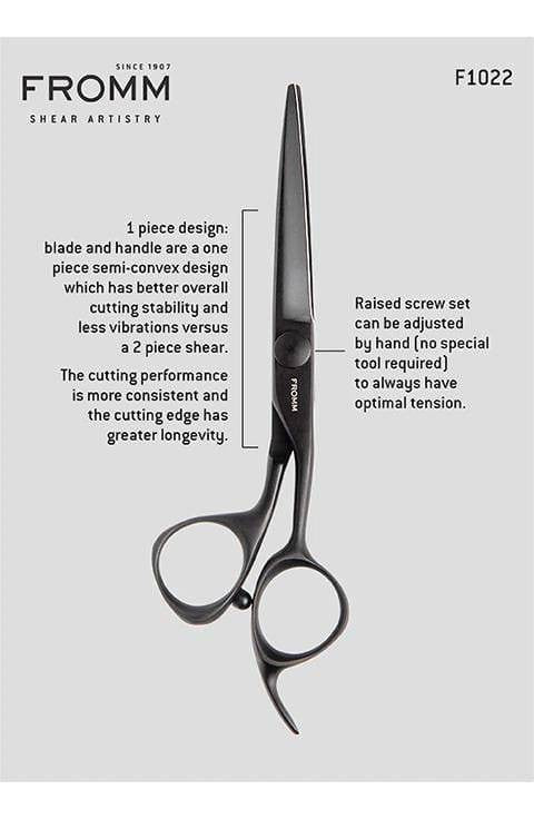 DIANE Fromm Dare 5.75" 1-piece shear(Black)