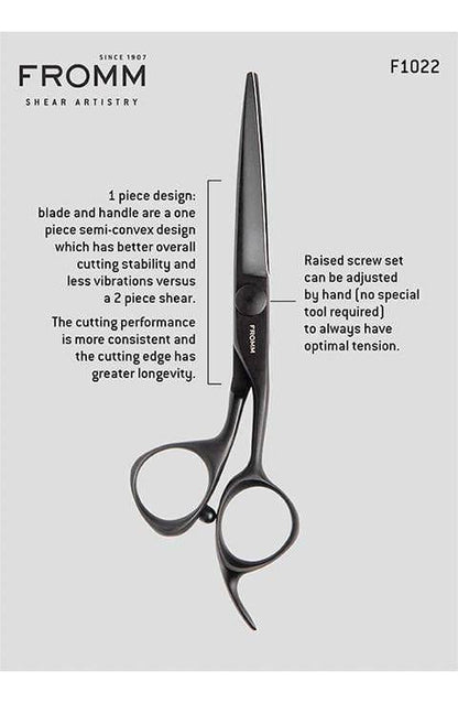 DIANE Fromm Dare 5.75" 1-piece shear(Black)