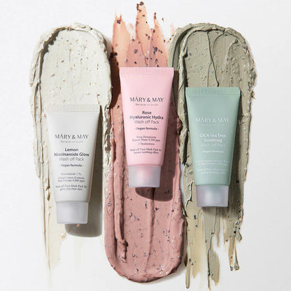 MARY & MAY Vegan Wash Off Mask Mini Gift Set (30g x5)
