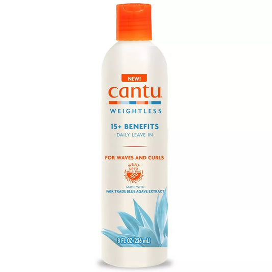 Cantu Weightless Benefit Daily Leave-In Conditioning Cream (8oz)