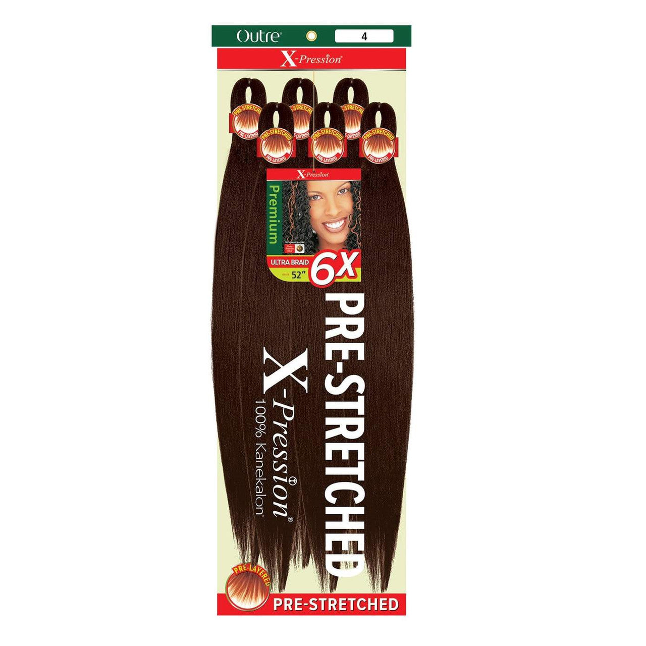 OUTRE 6X X-Pression Pre-Stretched Braid 52"