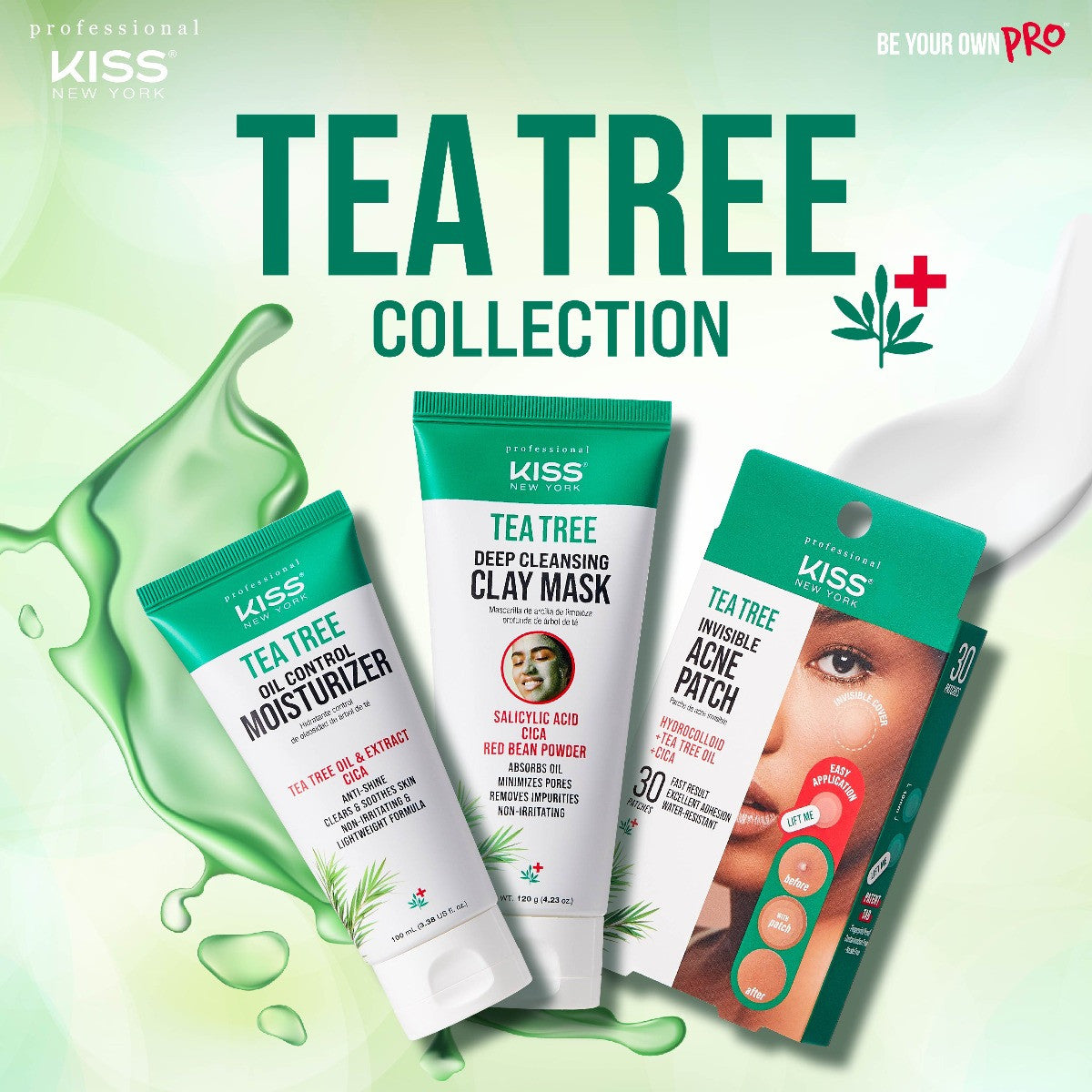 KISS Tea Tree Oil Control Moisturizer (3.38 oz)