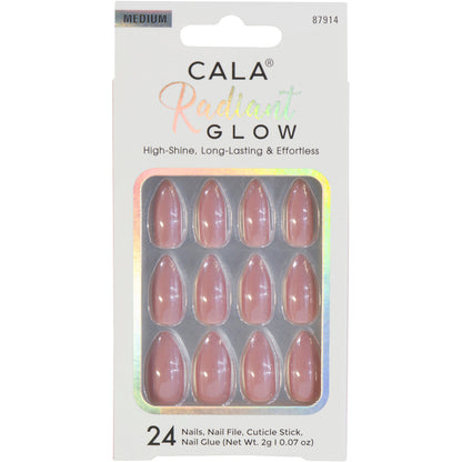 CALA Radiant Glow : Stiletto Mauve Chrome