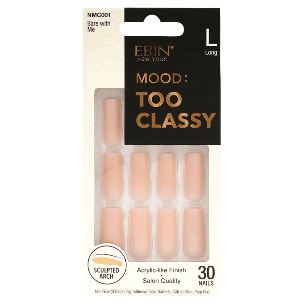 Ebin New York Mood: Too Classy Nails - Bare with Me
