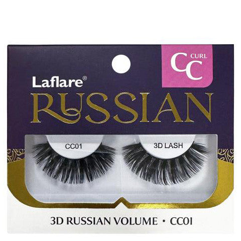 Laflare 3D Russian Volume Eyelashes C Curl