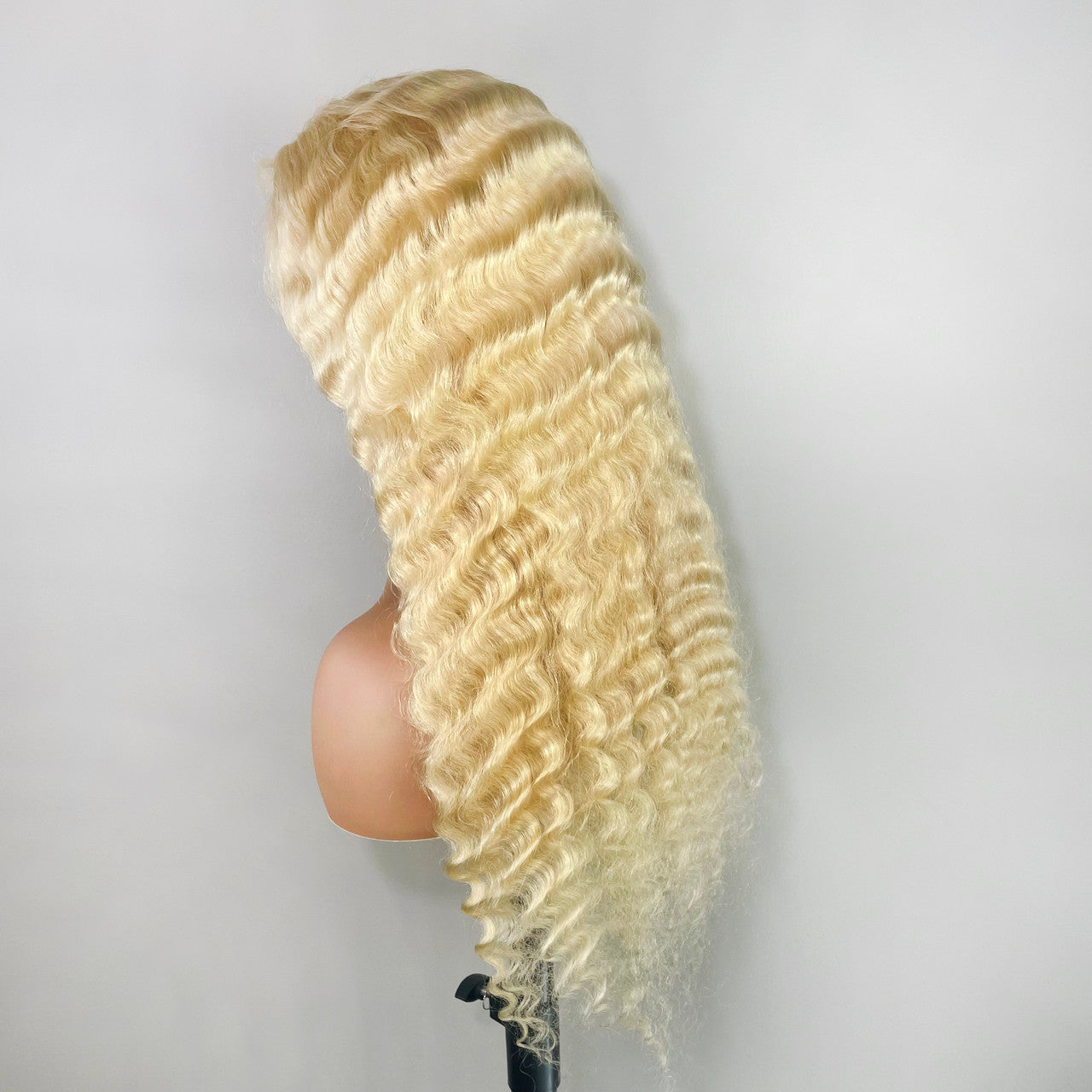BOMB HAIR 100% Human Hair 13X5 Lace Frontal Wig - Deep Wave (613)
