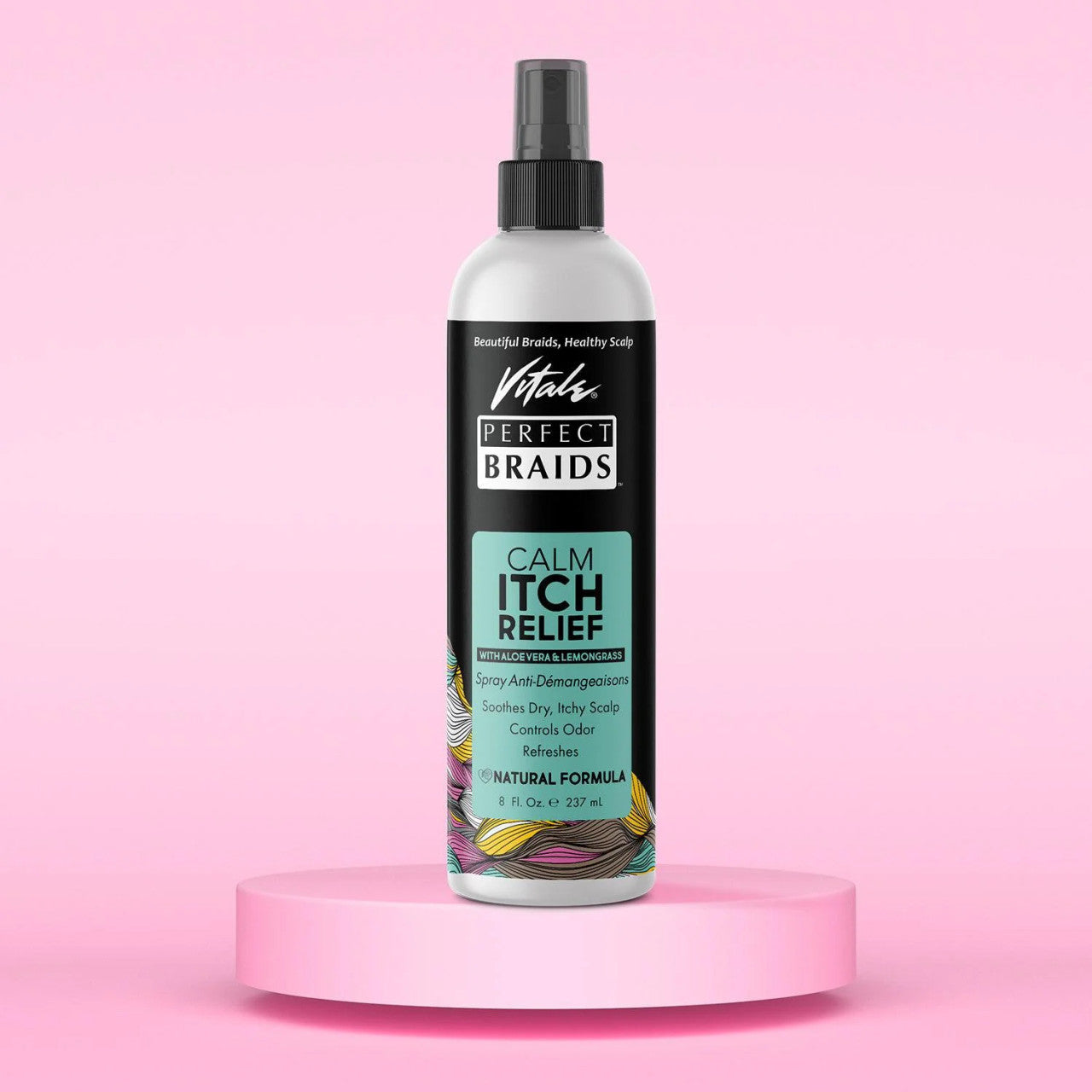 Vitale Perfect Braids Calm Itch Relief Spray (8oz)