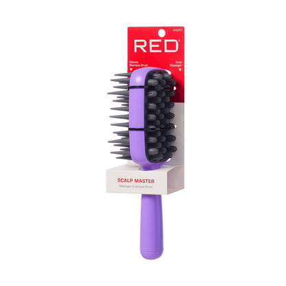 RED Scalp Master 2 Sided Massage and Shampoo Brush