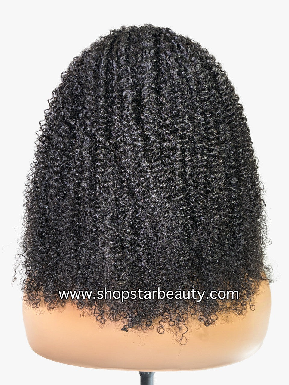 15A PINK LEMON GOLD 100% Human Hair V-Part Wig V-KINKY