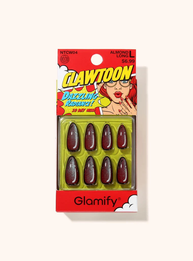 GLAMIFY Clawtoon Press On Nails - Almond Long