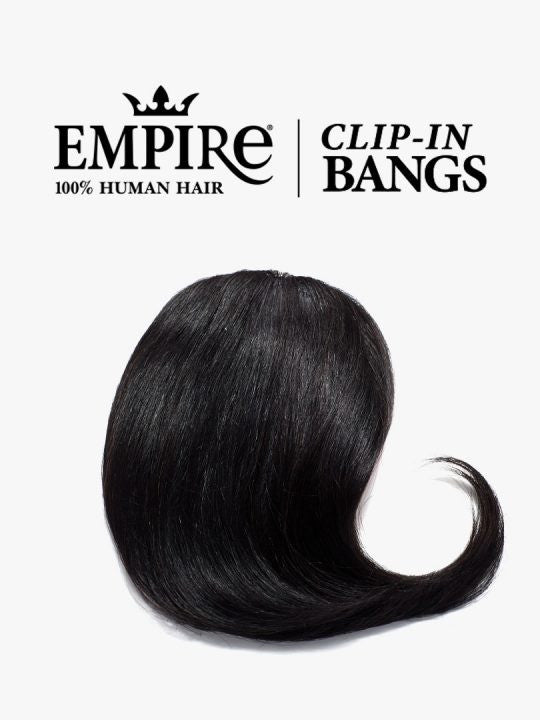 SENSATIONNEL Empire 100% Human Hair Clip-In Side Swept Bang