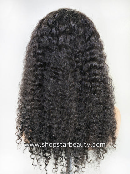 15A PINK LEMON GOLD 100% Human Hair V-Part Wig V-WATER