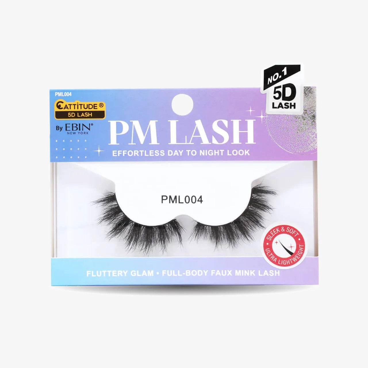 Ebin New York Cattitude 5D PM Lashes- Bold