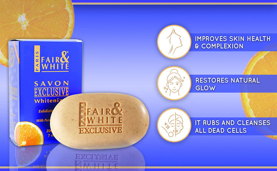 Fair & White Exclusive Exfoliating Soap With Pure Vitamin C