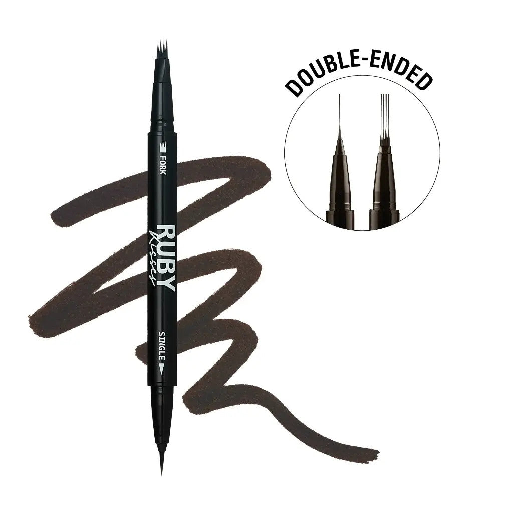 KISS Duo Microblading Tattoo Waterproof Eyebrow Pencil