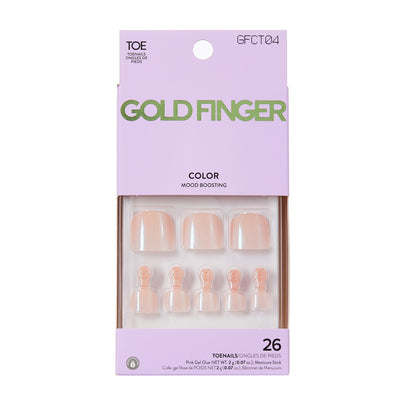 Kiss Gold Finger Colors Toenails - Idyllic