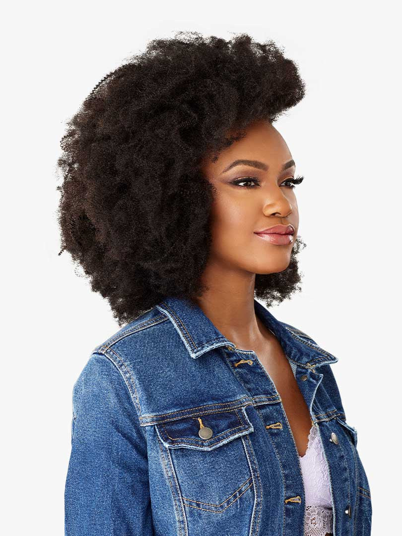 SENSATIONNEL Curls & Kinks 4C Clique Textured Curly Clip-Ins (14"/18")