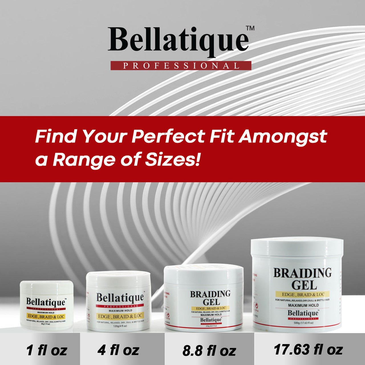 Bellatique Edge, Braid, Loc Control Braid Gel