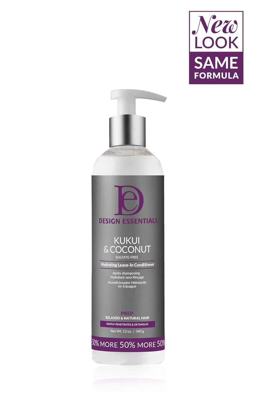 Design Essentials Kukui & Coconut Hydrating Leave-In Conditioner (8 oz)
