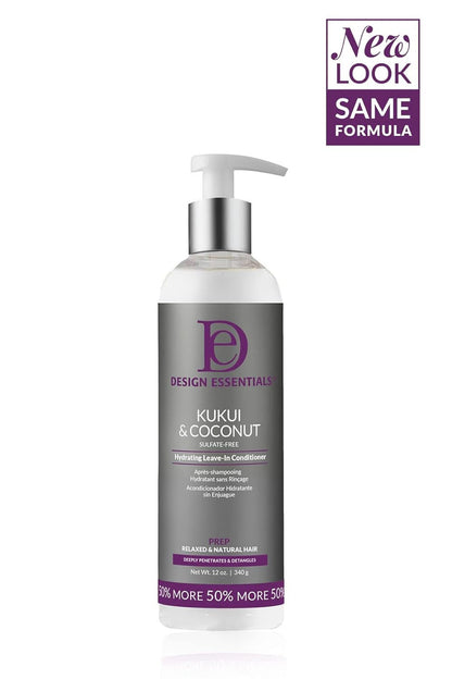 Design Essentials Kukui & Coconut Hydrating Leave-In Conditioner (8 oz)