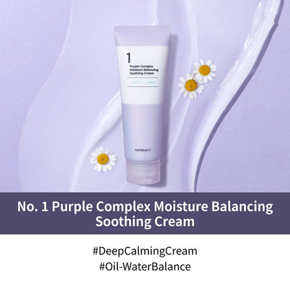 NUMBUZIN No.1 Purple Complex Moisture Balancing Soothing Cream (3.38 oz)