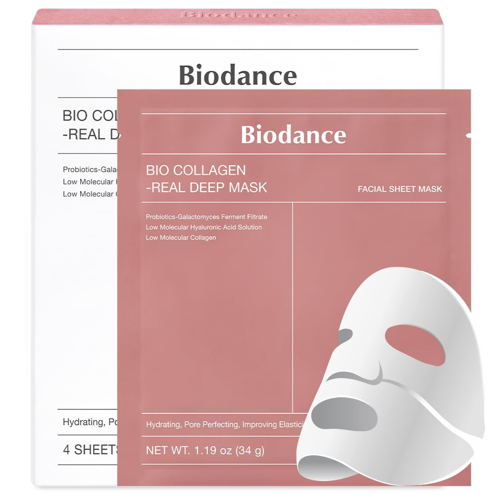 BIODANCE  Collagen Real Deep Hydrating Overnight Hydrogel Mask (1 Sheet)