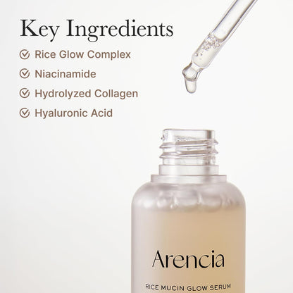 ARENCIA Rice Mucin Glow Serum (1.01oz)