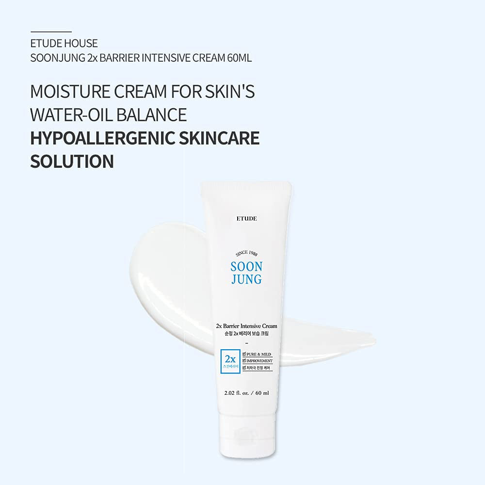 [Etude House] Soon Jung 2x Barrier Intensive Cream (2.02 oz)
